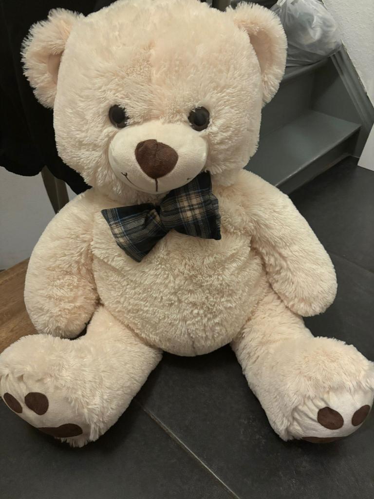 Groot teddybeer, Kinderen en Baby's, Speelgoed | Knuffels en Pluche, Ophalen, Zo goed als nieuw, Beer