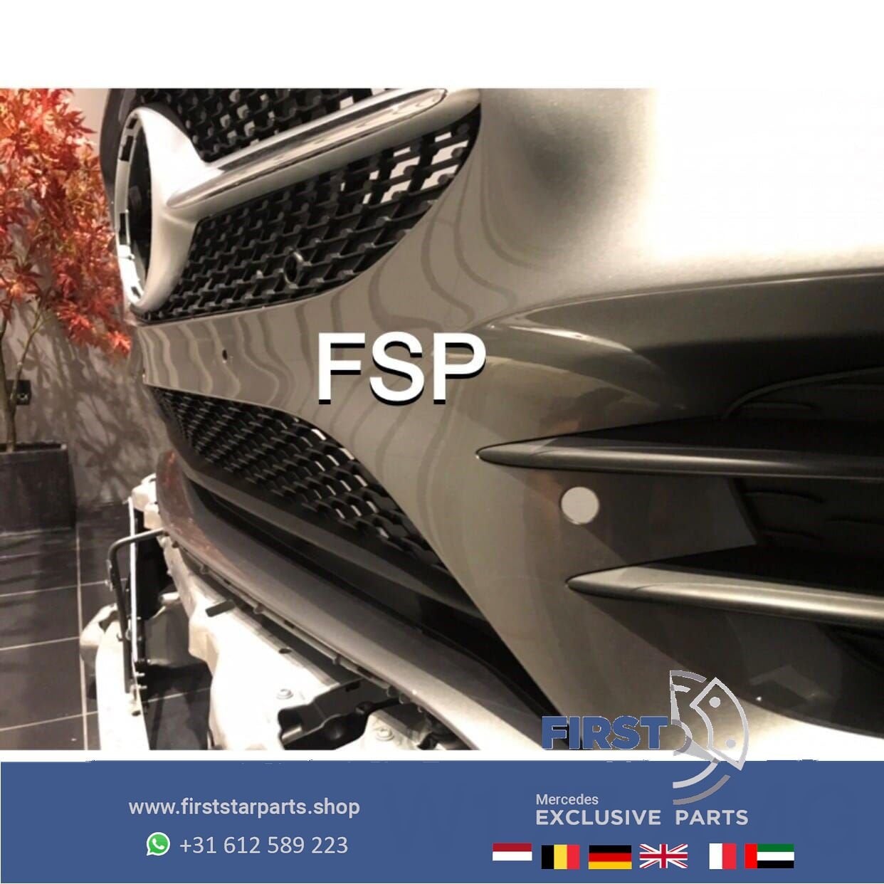 W177 A35 AMG LINE BUMPER GRIJS A KLASSE BUMPER 2018-2020 ORI, Auto-onderdelen, Gebruikt, -, Voor, Ophalen of Verzenden