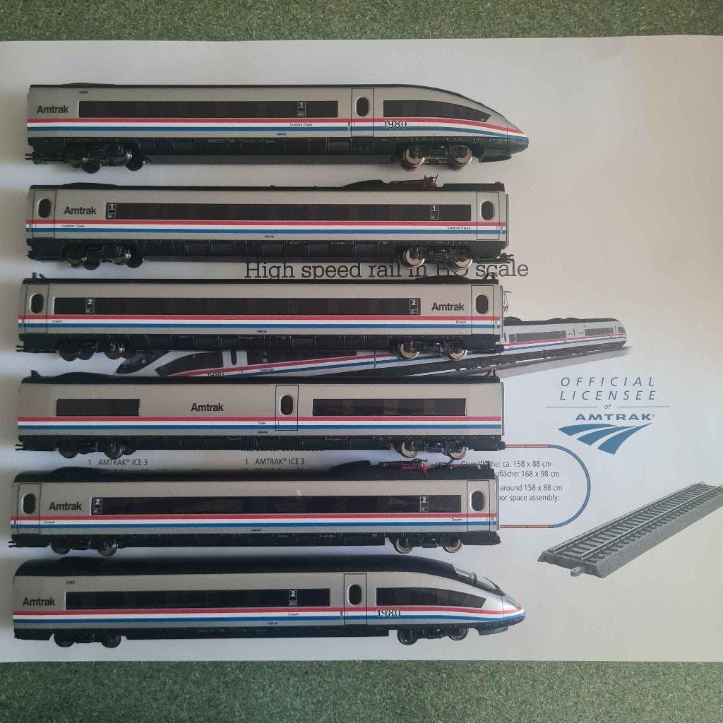 Piko Amtrak ICE3-modeltrein, Ophalen, Treinset, Gelijkstroom, Piko