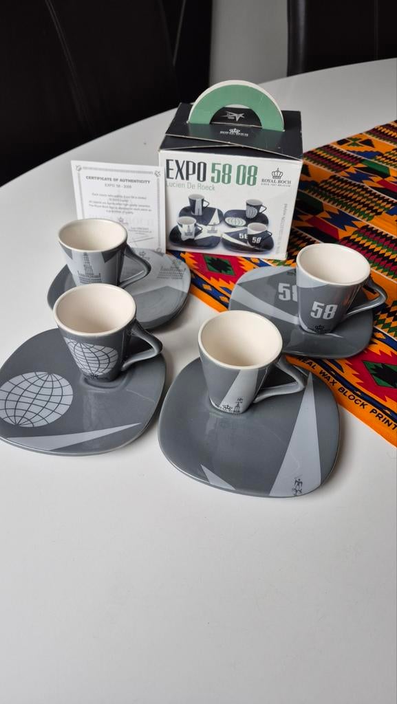 Expo 58 espresso for 4 royal boch, Enlèvement