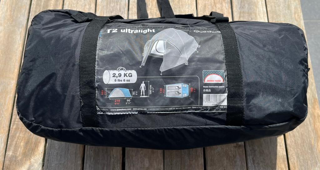 Quechua T2 UltraLight, Ophalen of Verzenden, Zo goed als nieuw, Tot en met 2
