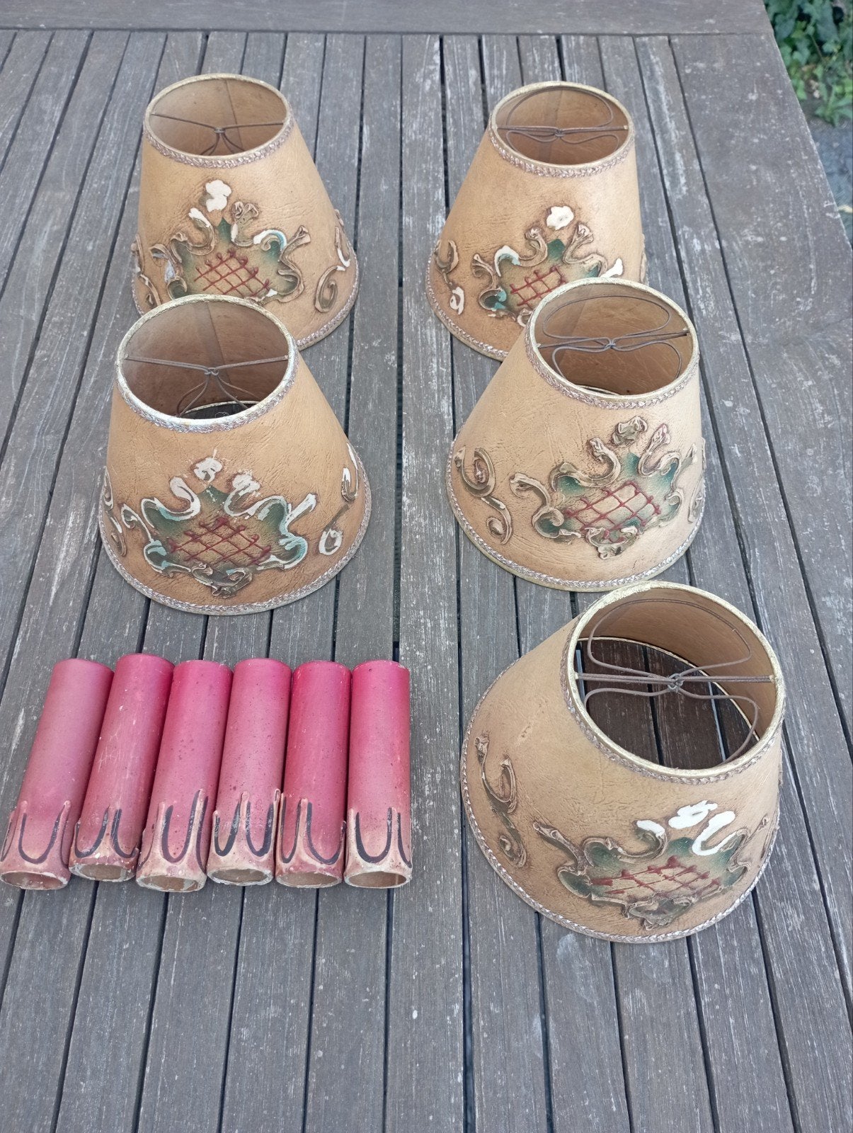 Franse lampekapjes vintage, Ophalen