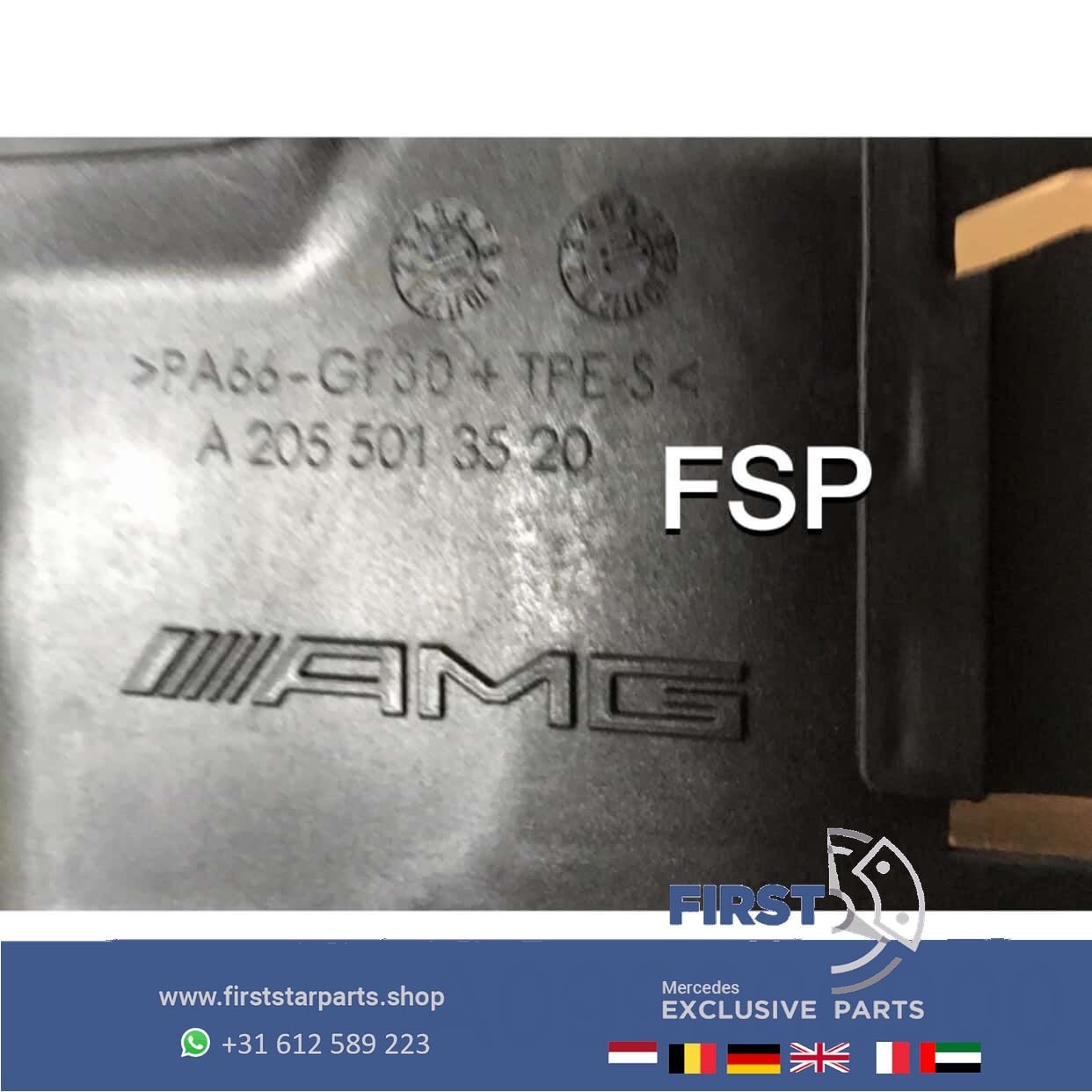 A0999069000 63 AMG Koelven Mercedes W205 W213 W222 C63 E63 S, Gebruikt, -, Ophalen of Verzenden, -