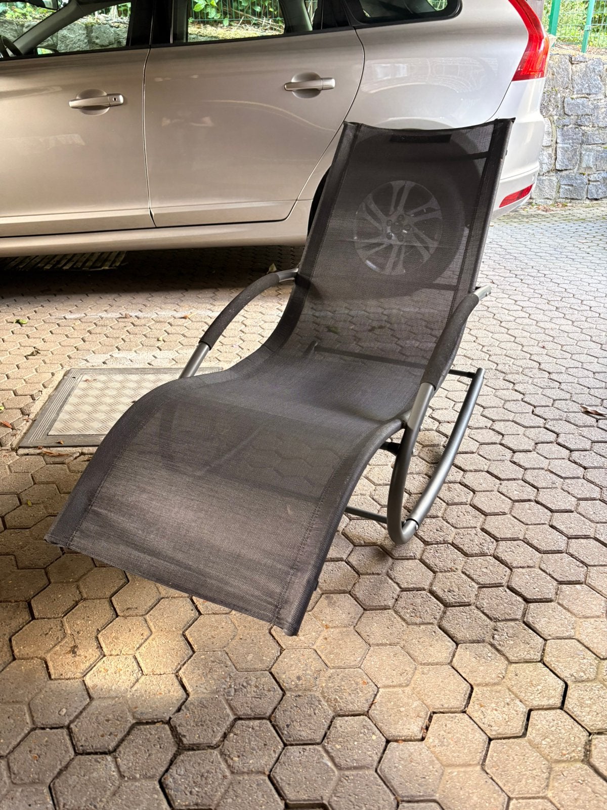 Ligzetel / schommelstoel, Tuin en Terras, Ophalen, Zo goed als nieuw, Verstelbaar