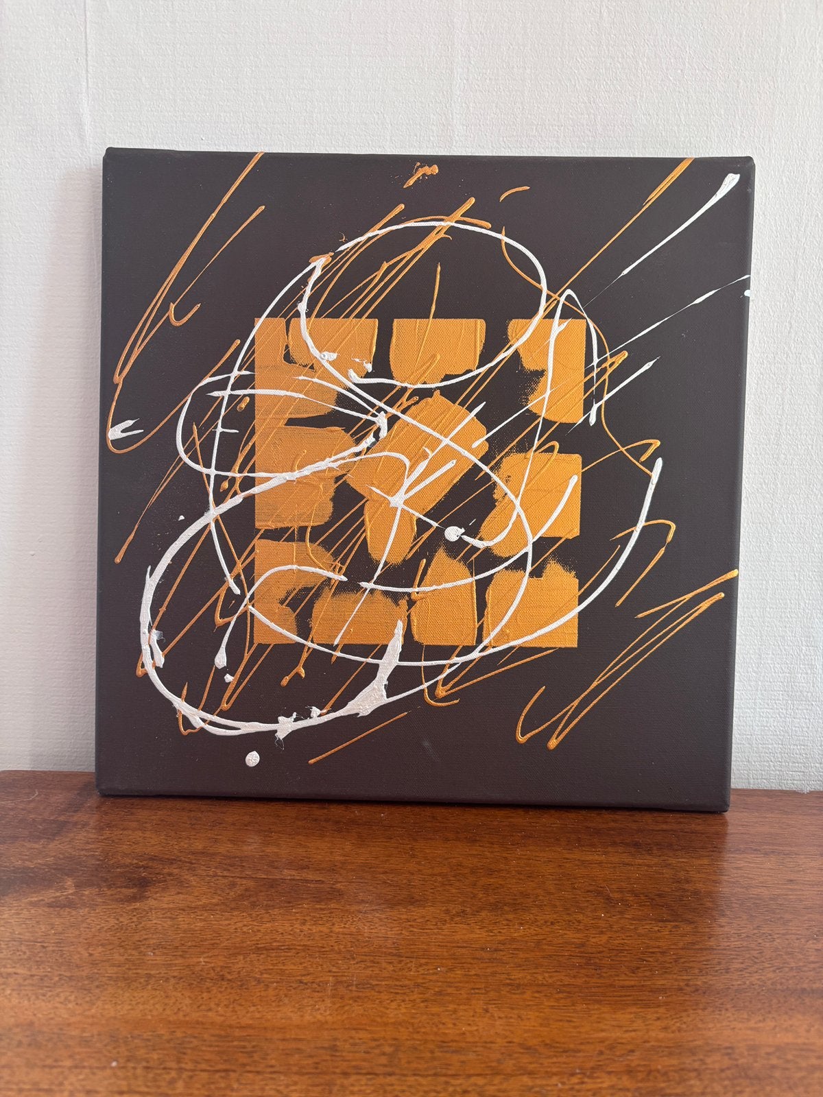 Lot de 3 tableaux abstrait, Enlèvement