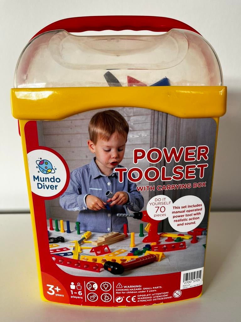 Gereedschapskoffer voor kinderen, Kinderen en Baby's, Ophalen of Verzenden, Zo goed als nieuw