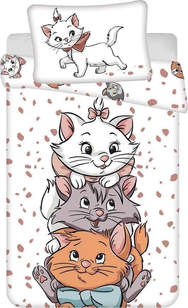 Aristocats Baby / Peuter Dekbedovertrek 100x135 - Marie Cat, Meisje, Wit, Dekbedovertrek, Nieuw