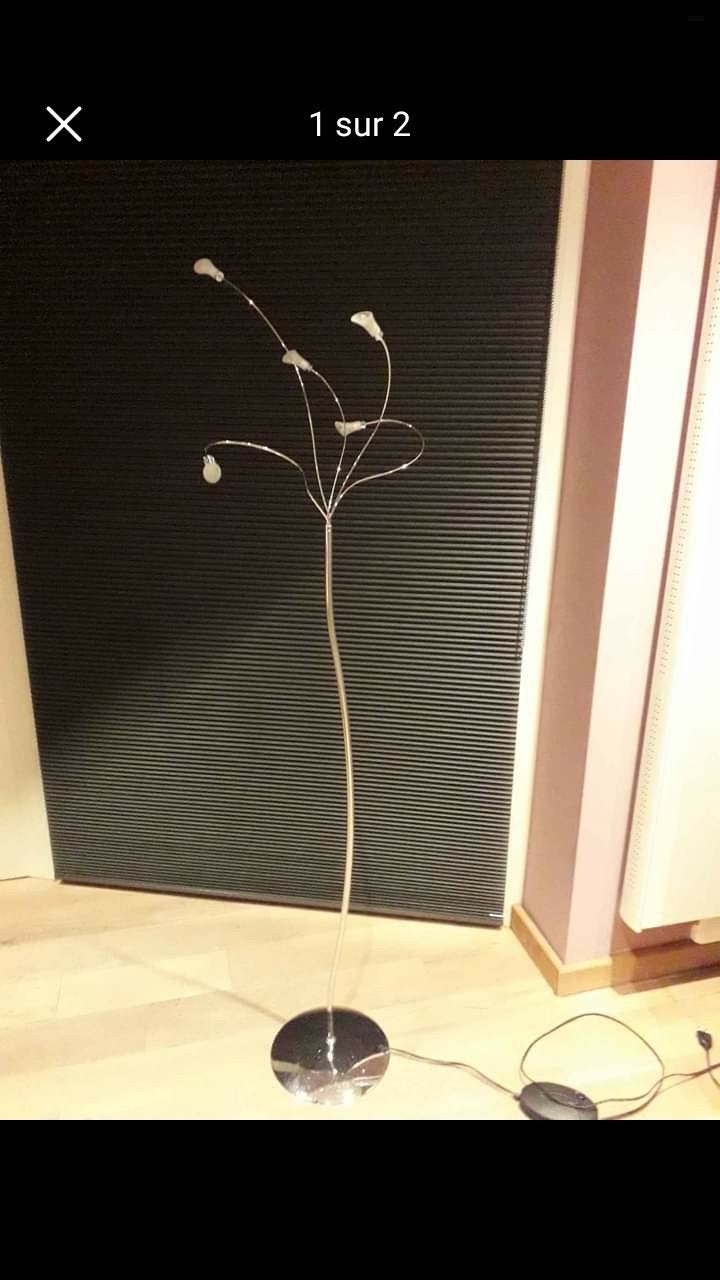 halogène + applique murale, Huis en Inrichting, Lampen | Vloerlampen, Ophalen