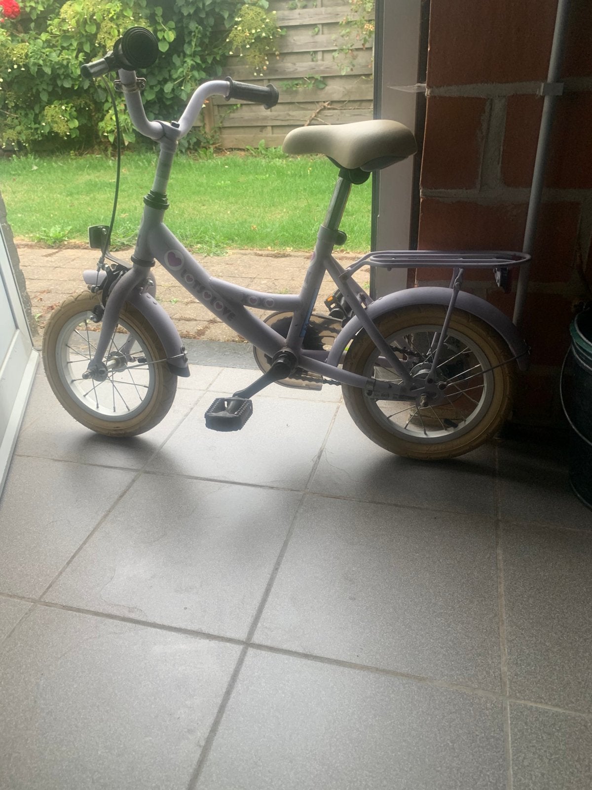 Meisjesfiets, Ophalen, Gebruikt