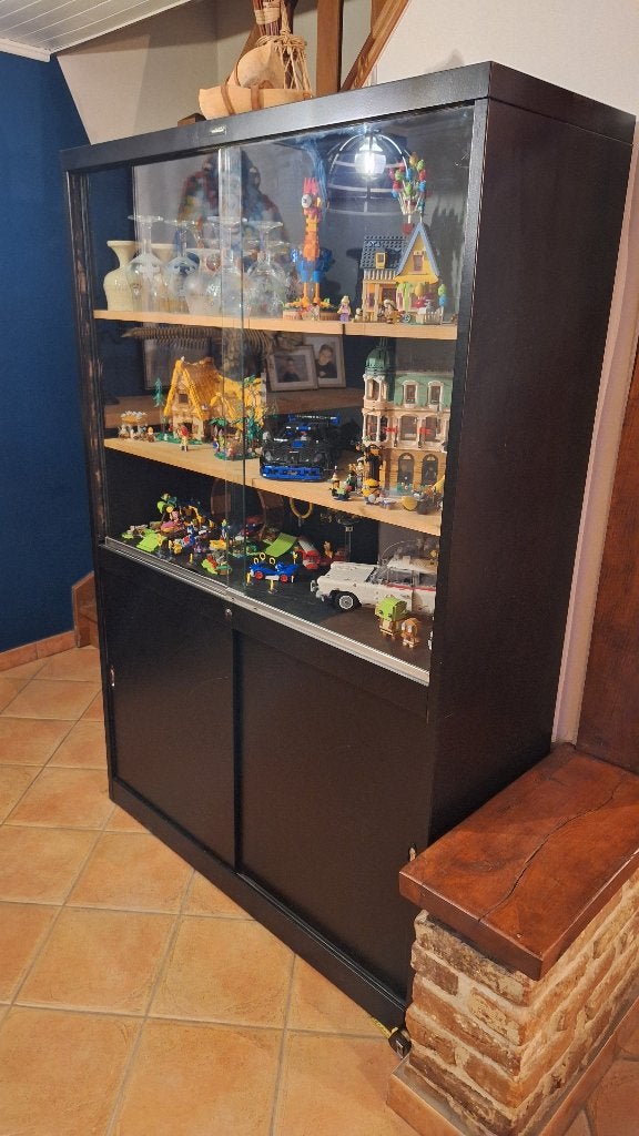 Vitrine industriel, Maison & Meubles, Autres marques, Autres types, 120 cm, Métal