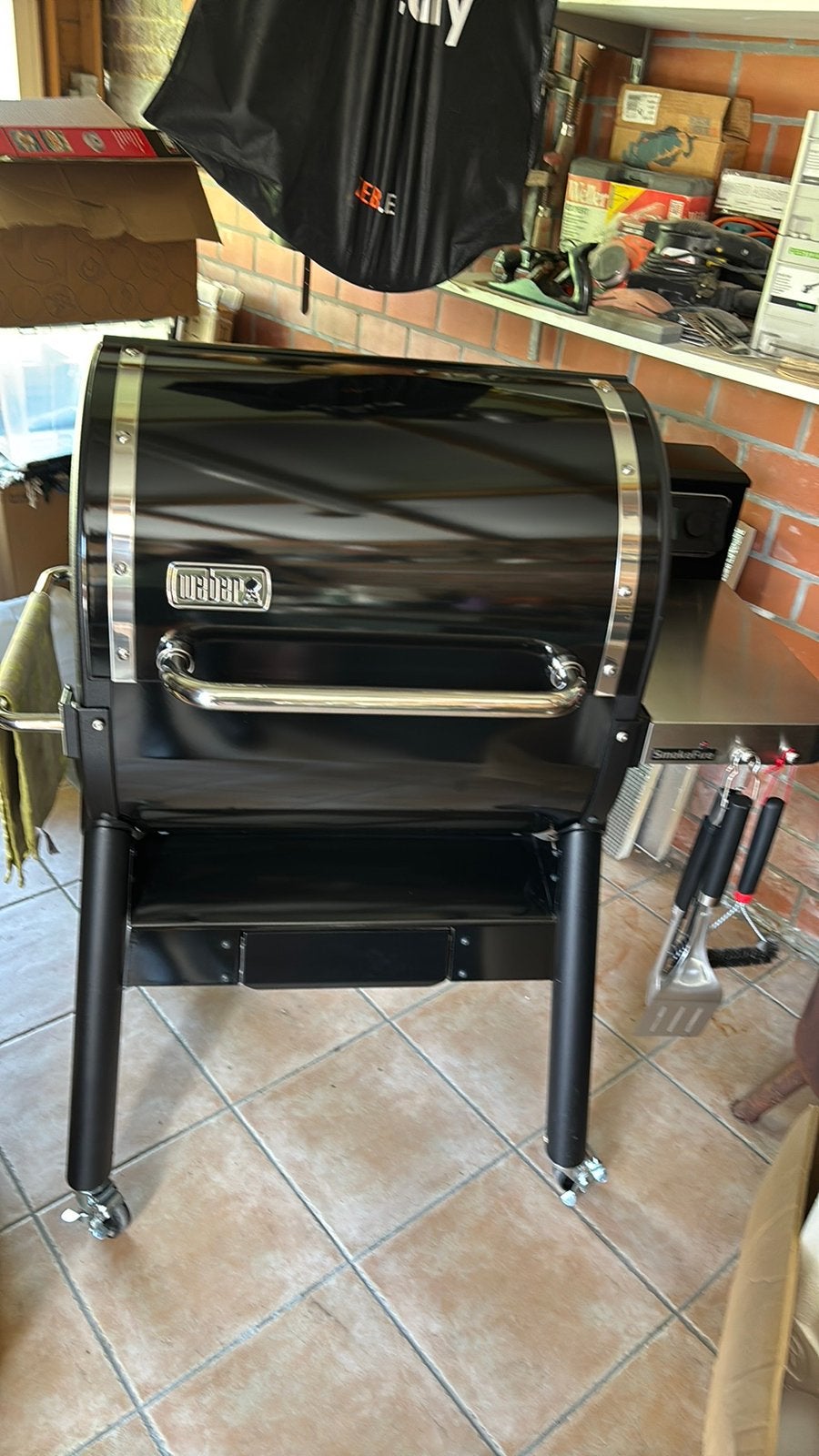 Barbecue à granulés Weber : Smokefire est comme neuf, Enlèvement, Comme neuf