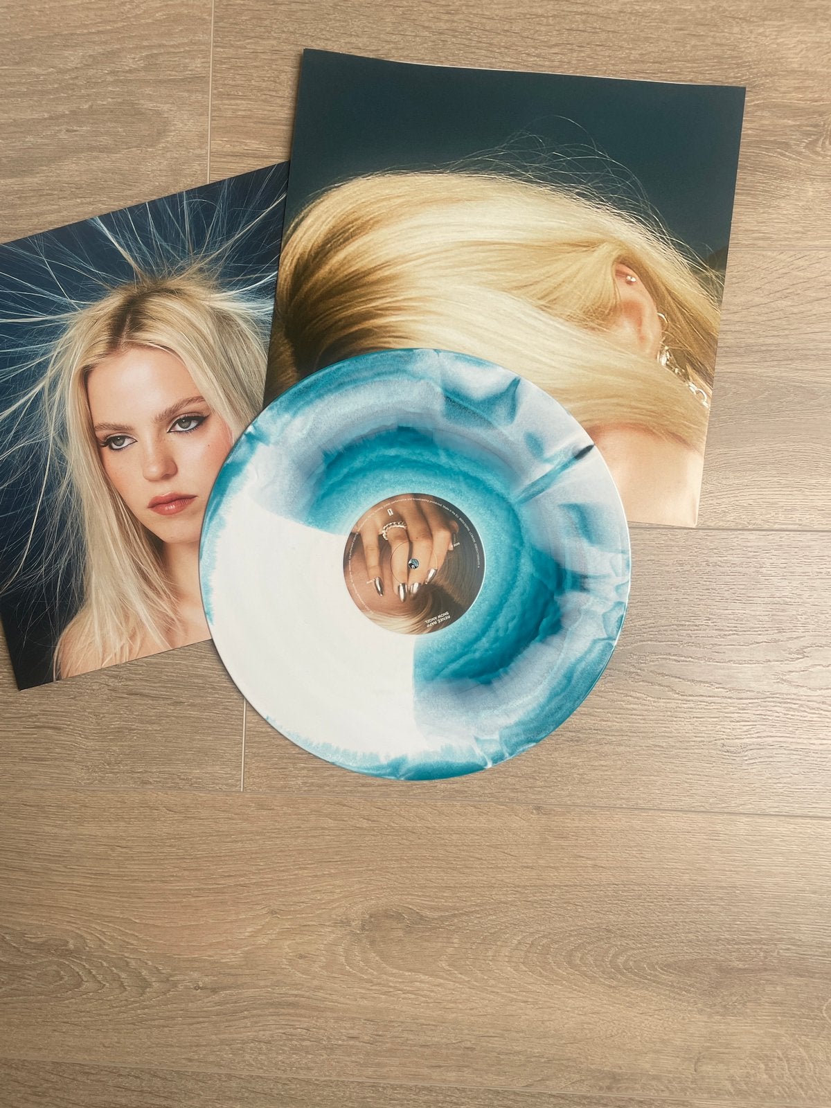 Excl. Renée Rapp Blue Wave 12’’ Snow Angel vinyl, Vinyle coloré, Enlèvement ou Envoi, Pop, Neuf, dans son emballage