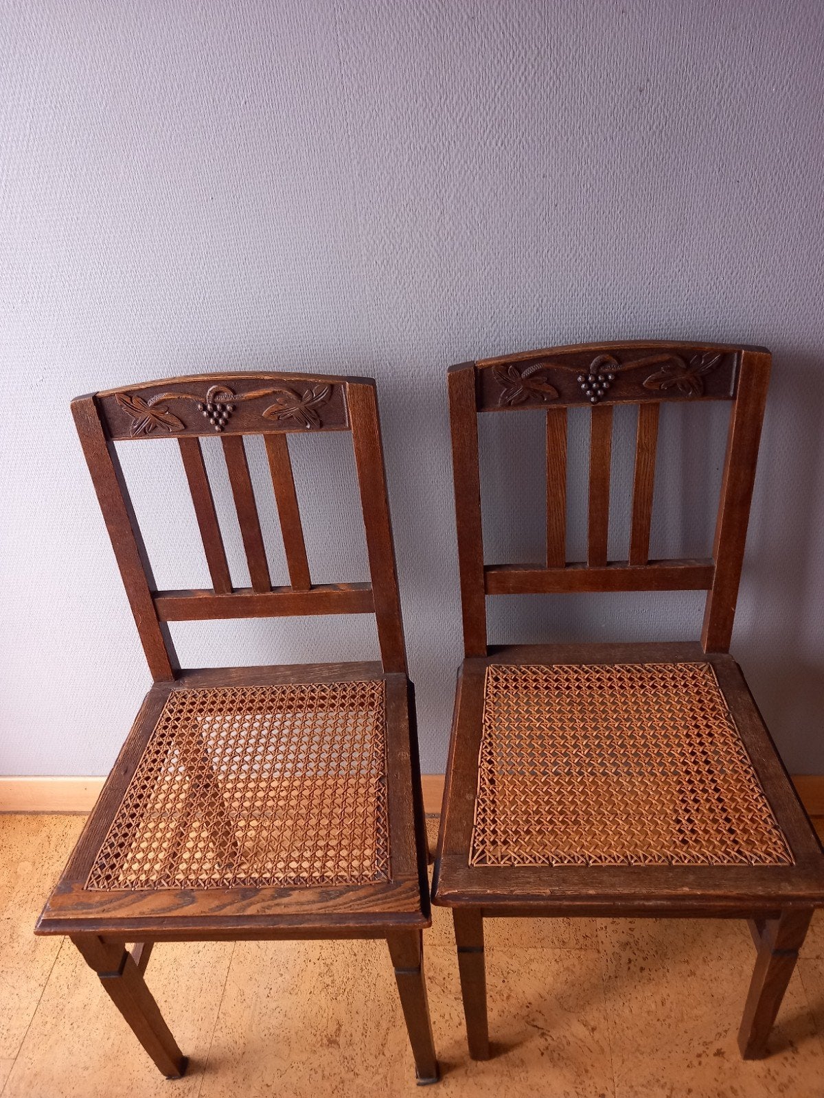 antieke stoelen, Ophalen