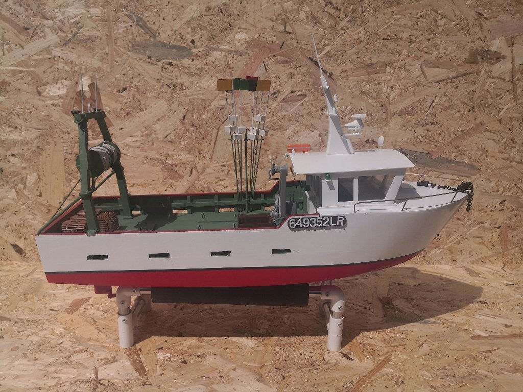 Chalutier caseyeur Astérix II New CAP Maquettes, Hobby en Vrije tijd, Modelbouw | Boten en Schepen, Ophalen, Nieuw, Groter dan 1:32