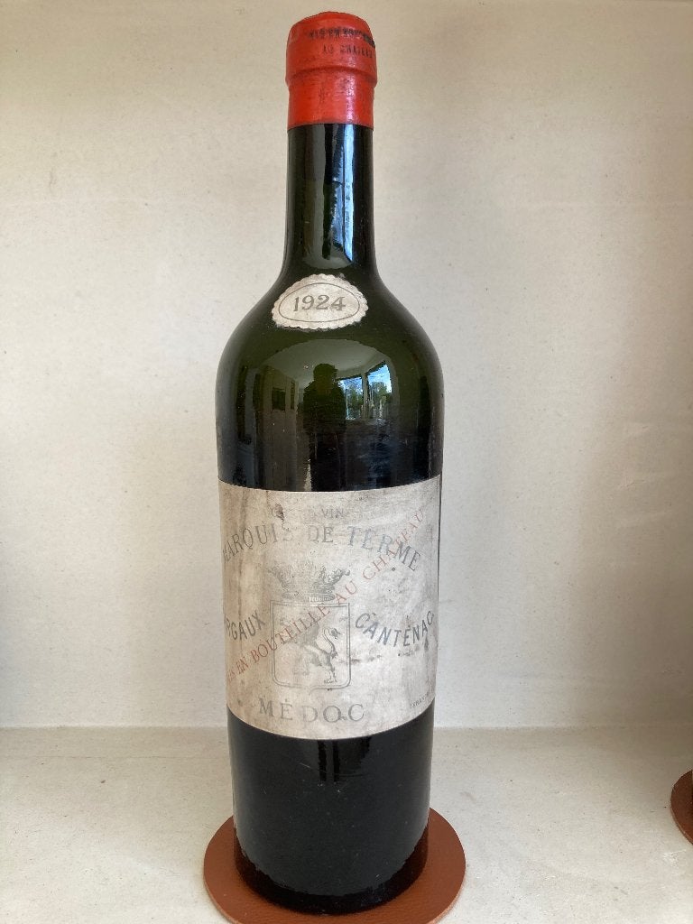 Margaux marquis de terme 1924, Ophalen, Frankrijk, Rode wijn