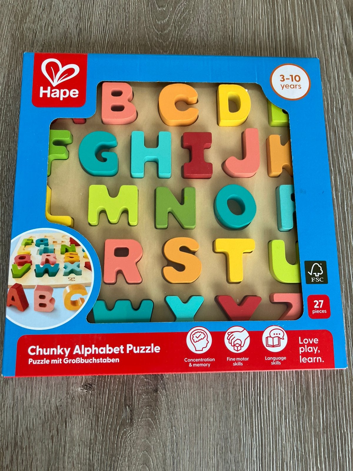 Alfabet puzzel, Ophalen, Nieuw
