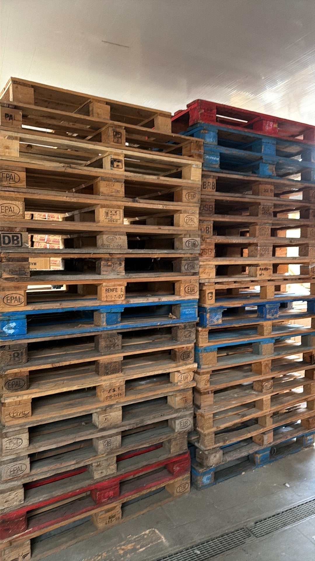 EURO PALLET TE KOOP 200 stuks, Doe-het-zelf en Bouw, Ophalen, Gebruikt, Pallet