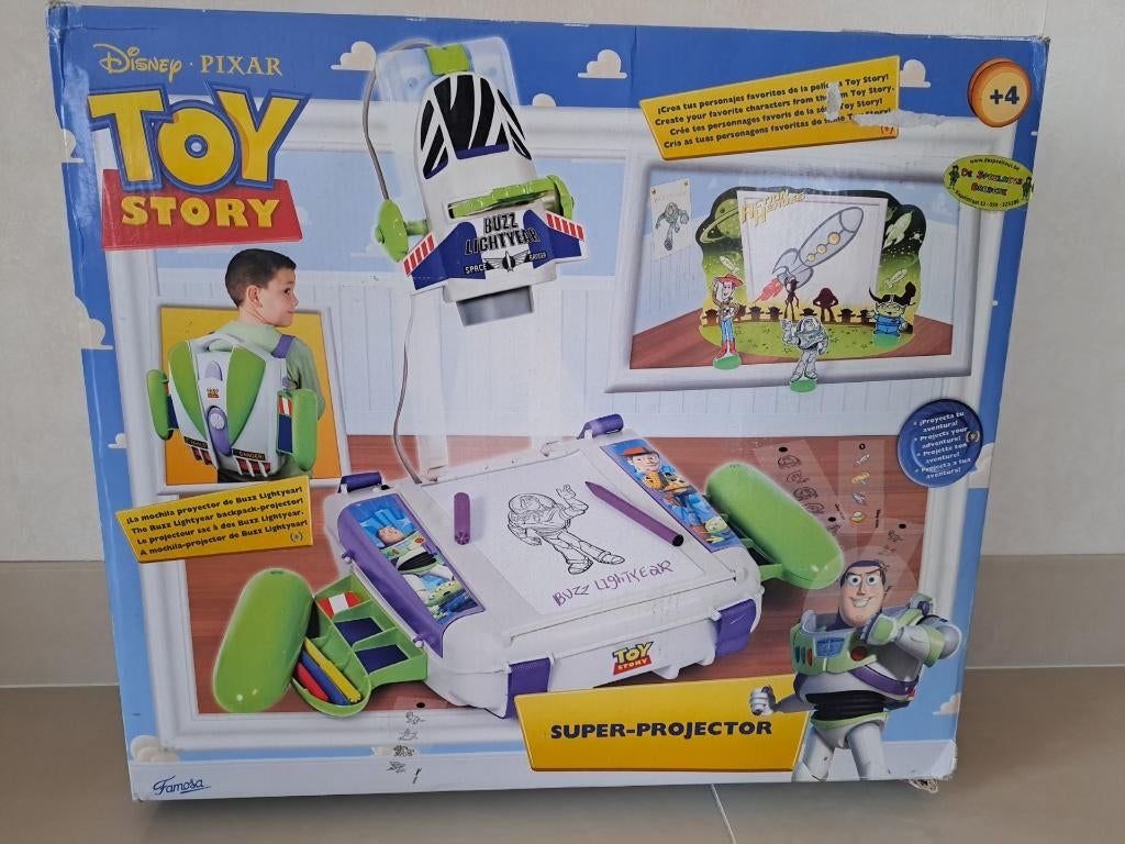 Super tekenprojector Toy Story, Ophalen, Zo goed als nieuw, Met licht