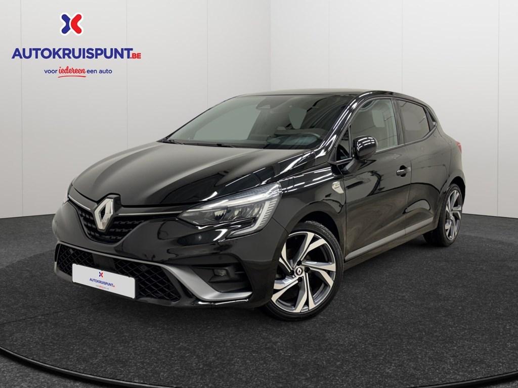 Renault Clio 1.0TCe R.S. Line GPS Camera Apple Android, Parkeersensor, 91 pk, 67 kW, Zwart
