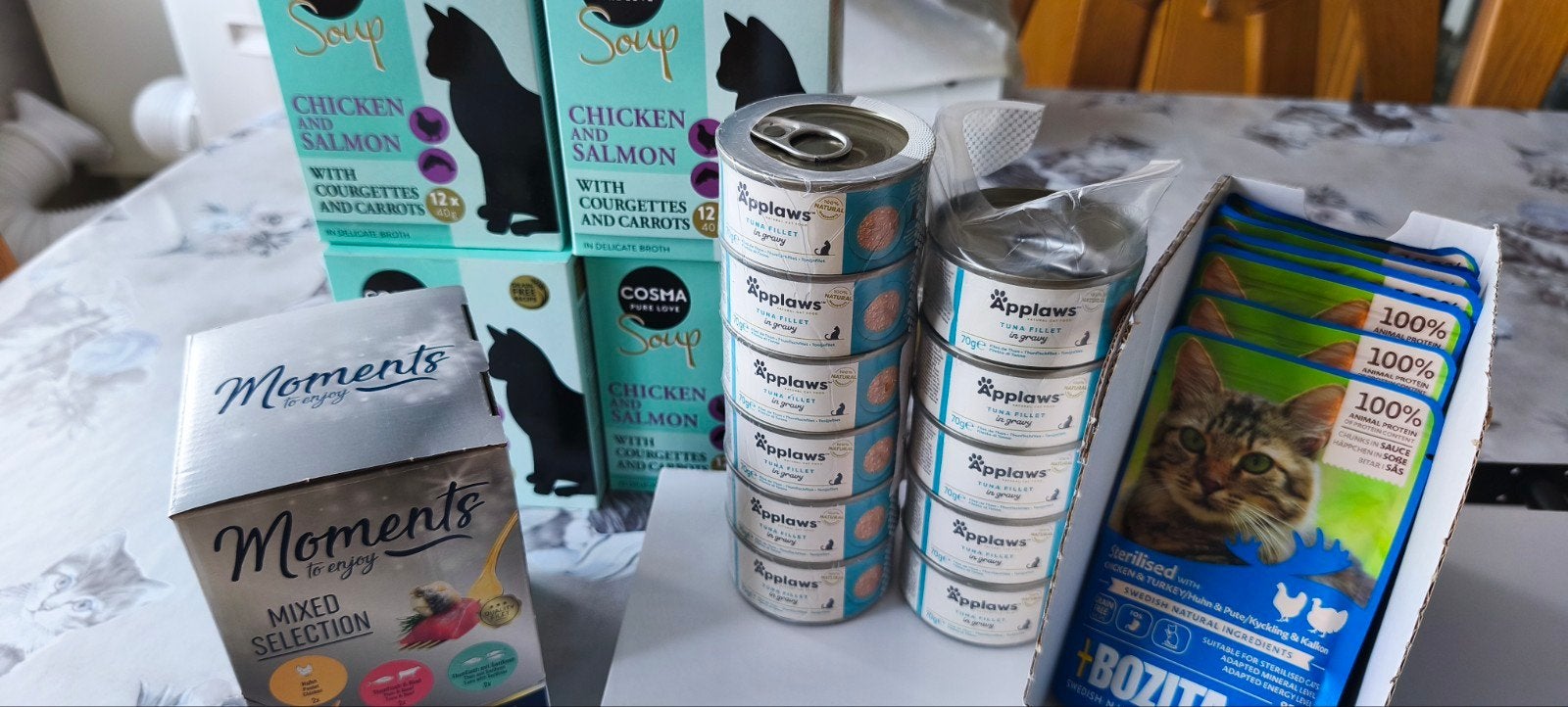 Lot de nourriture humide pour chat, Enlèvement