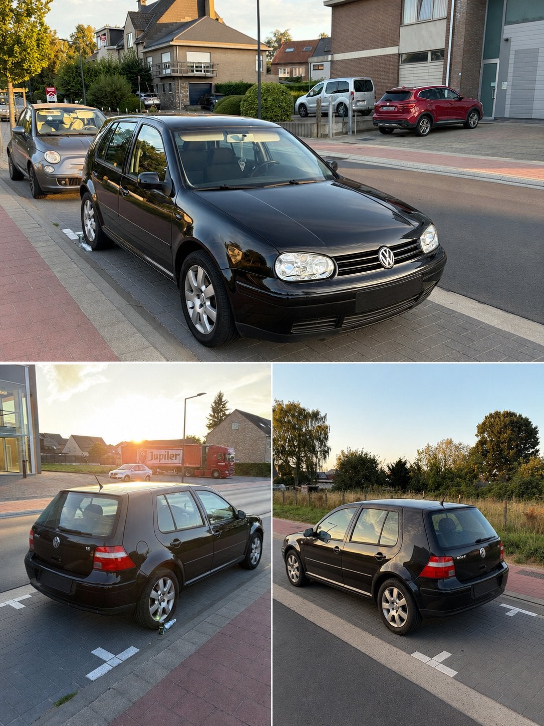 Volkswagen golf iv, Auto's, Volkswagen, 4 cilinders, Zwart, 1595 cc, 5 zetels