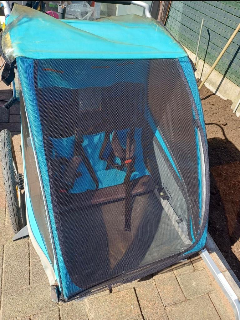 Remorque à vélo Thule Coaster pour 2 enfants, Enlèvement, Comme neuf, 2 enfants, Autres marques