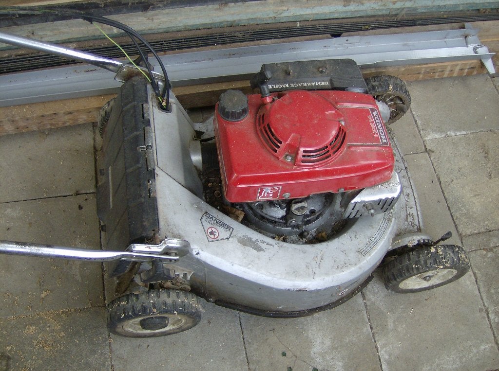 grasmaaier honda, Tuin en Terras, Grasmaaiers, Honda, Gebruikt, Benzine-grasmaaier, Opvangbak