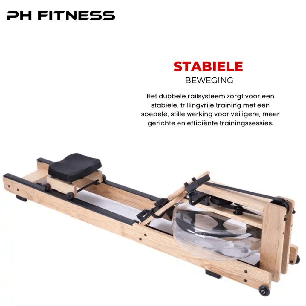 Water Roeimachine Water Rower Opvouwbaar Cardio, Sport en Fitness, Ophalen, Armen