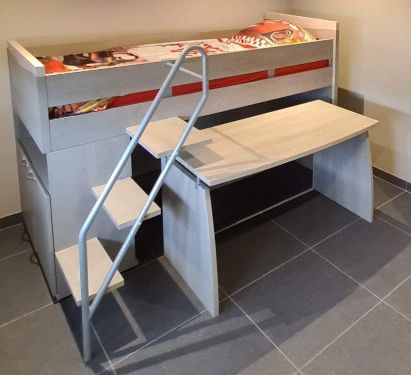 ⚠️Kinderkamer Slaapkamer volledig⚠️, Lit mezzanine ou Lit superposé, 85 à 100 cm, Enlèvement, 180 cm ou plus