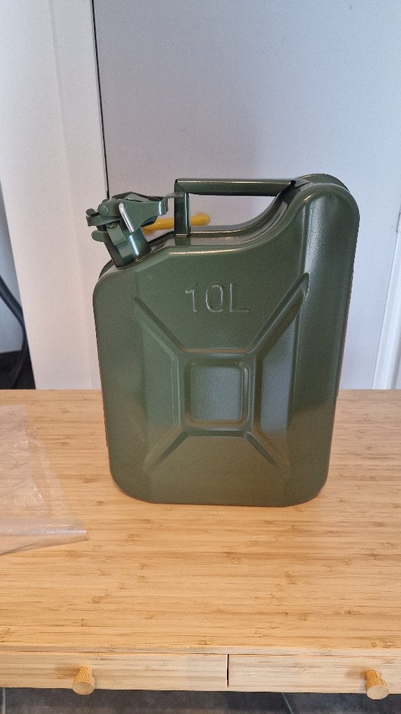 Metalen Jerrycan 10L, Ophalen, Nieuw