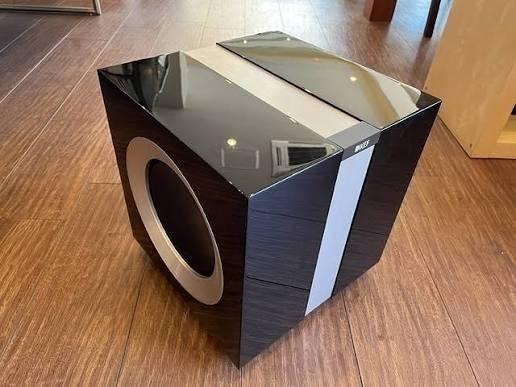 KEF Subwoofer R400B 2x 250w, Ophalen of Verzenden, Subwoofer