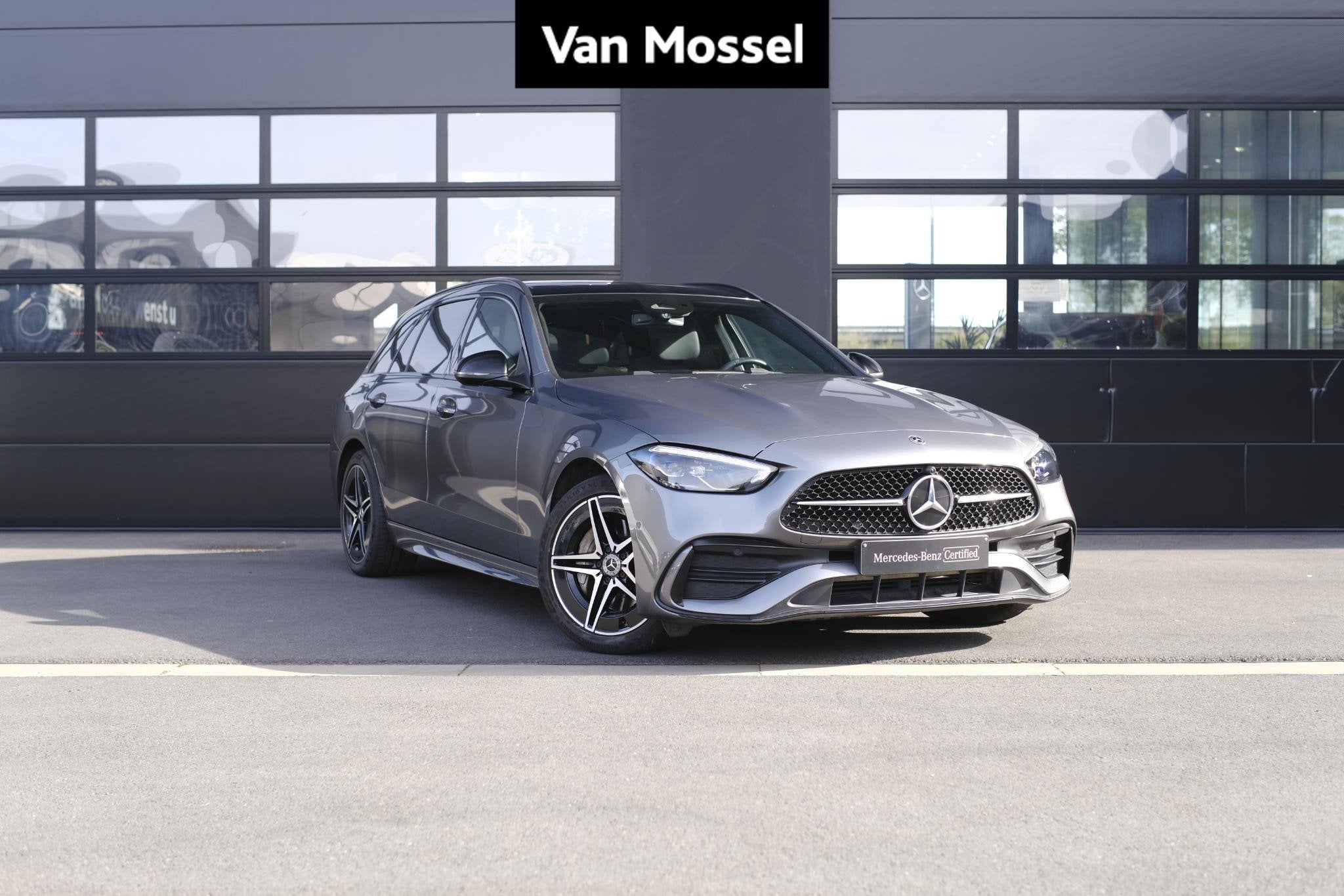 Mercedes-Benz C 300 e AMG Line Break + PANORAMISCH DAK + CAR, Automaat, Dealer onderhouden, 4 cilinders, Bedrijf