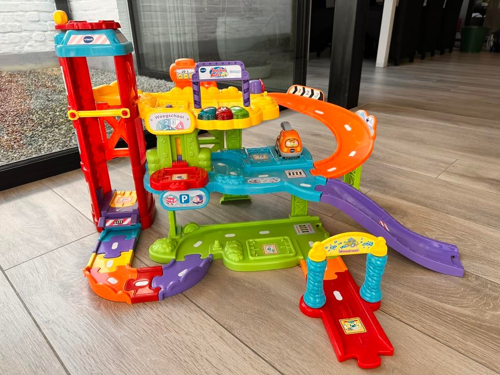 Vtech Toet Toet Auto’s - Garage, Kinderen en Baby's, Speelgoed | Vtech, Ophalen, Gebruikt, 6 maanden tot 2 jaar
