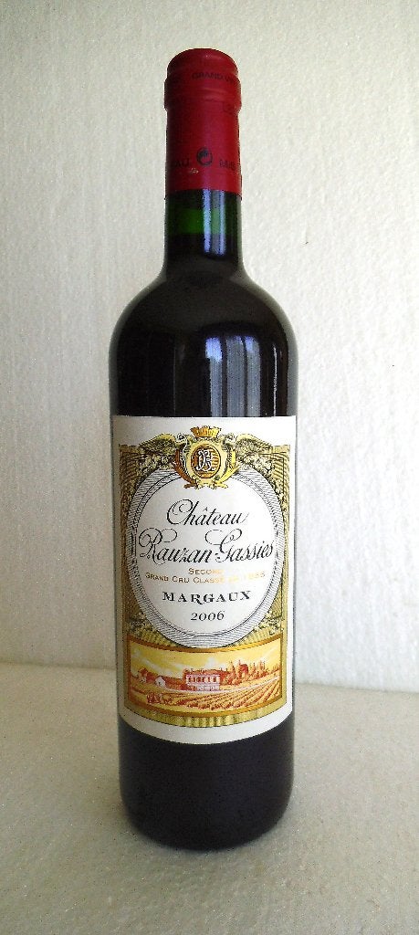 CHÂTEAU RAUZAN-GASSIES 2006 - MARGAUX - 2e GCC, Frankrijk, Nieuw, Ophalen of Verzenden, Rode wijn