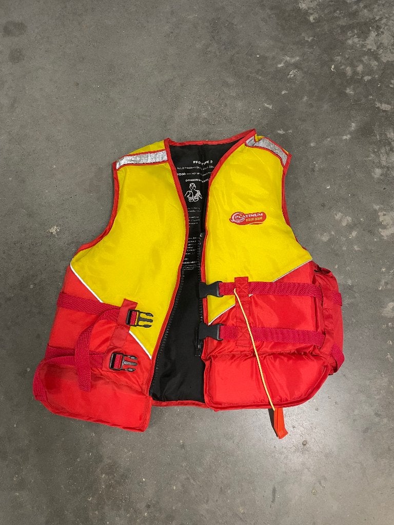Reddingsvest, Watersport en Boten, Watersportkleding, Ophalen, Gebruikt, Dame of Heer, Reddingsvest of Zwemvest