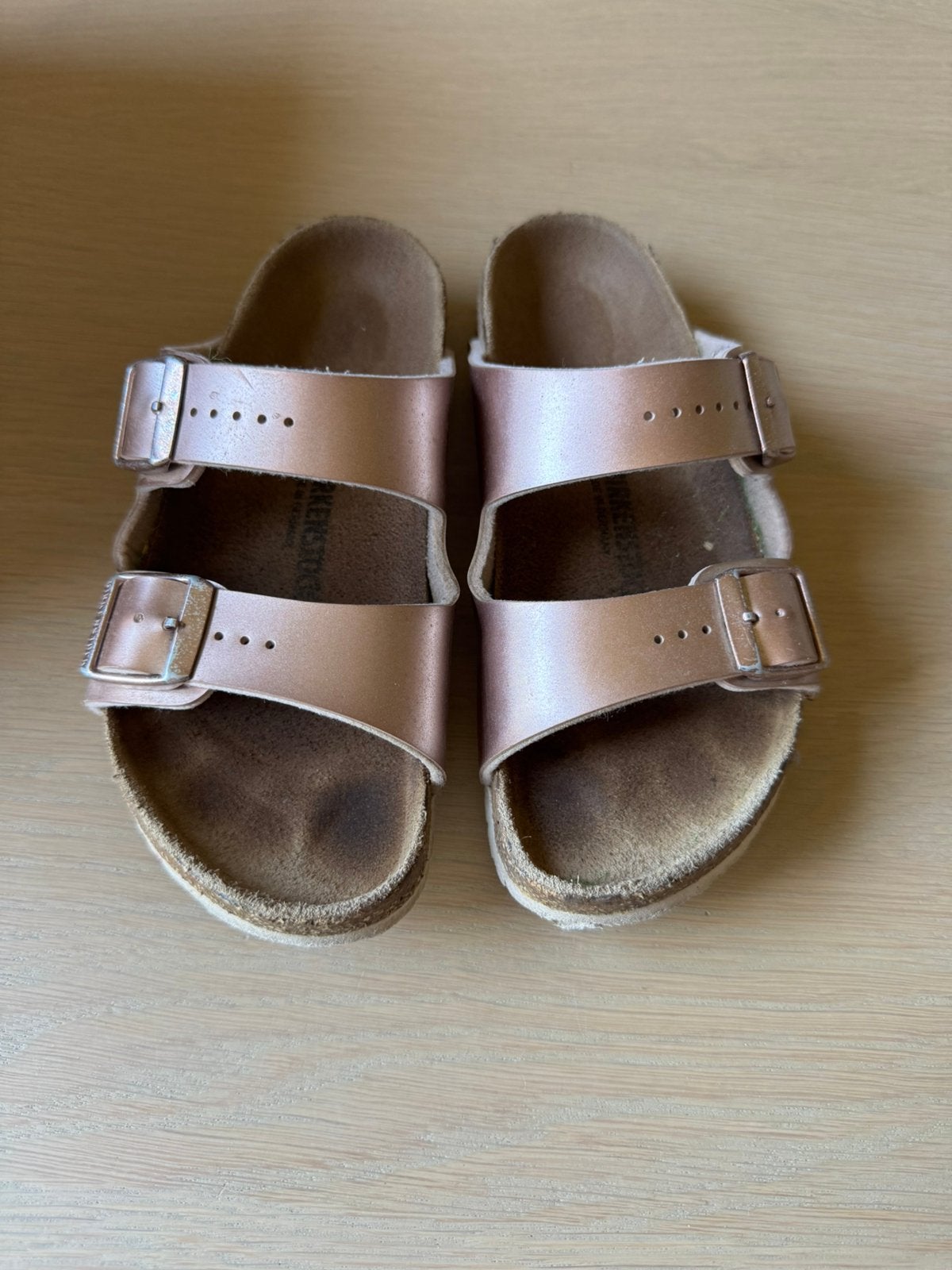 Slippers Birkenstock maat 32, Enlèvement, Utilisé, Autres types, Fille