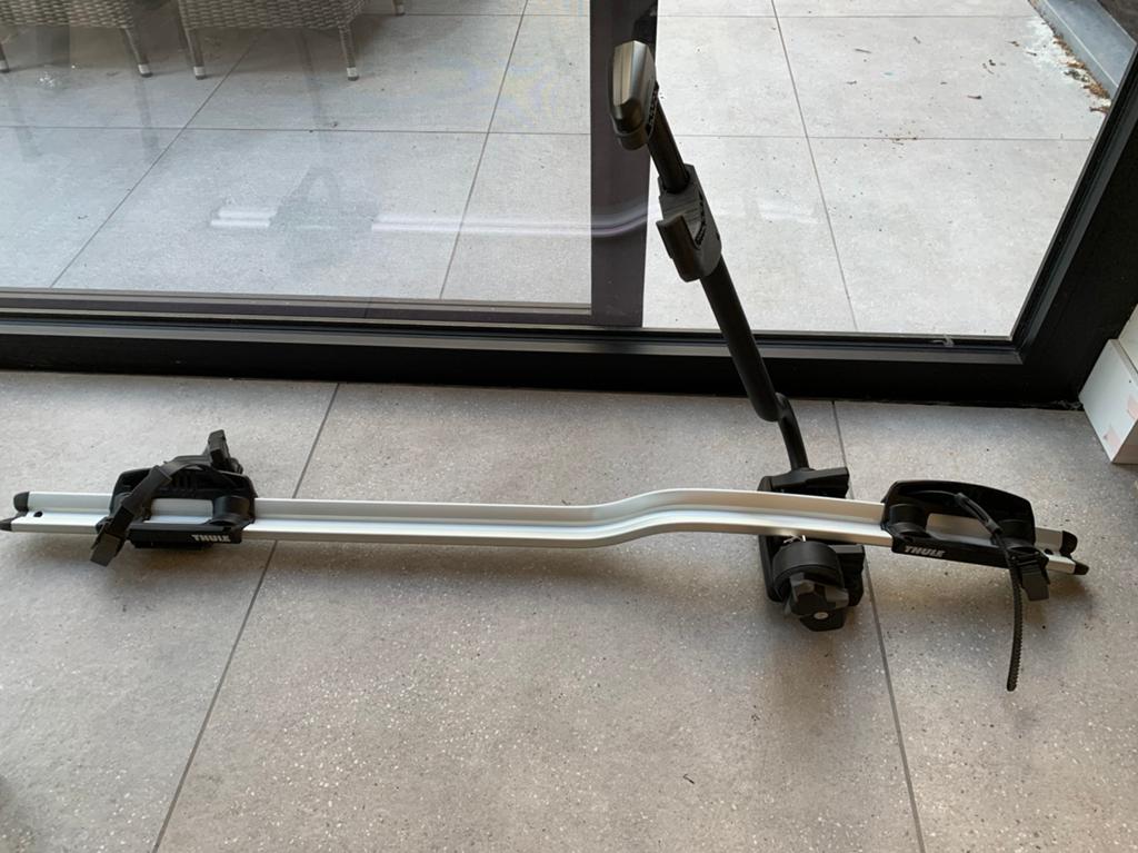 Thule proride 598, Ophalen, 1 fiets, Zo goed als nieuw, Dakdrager