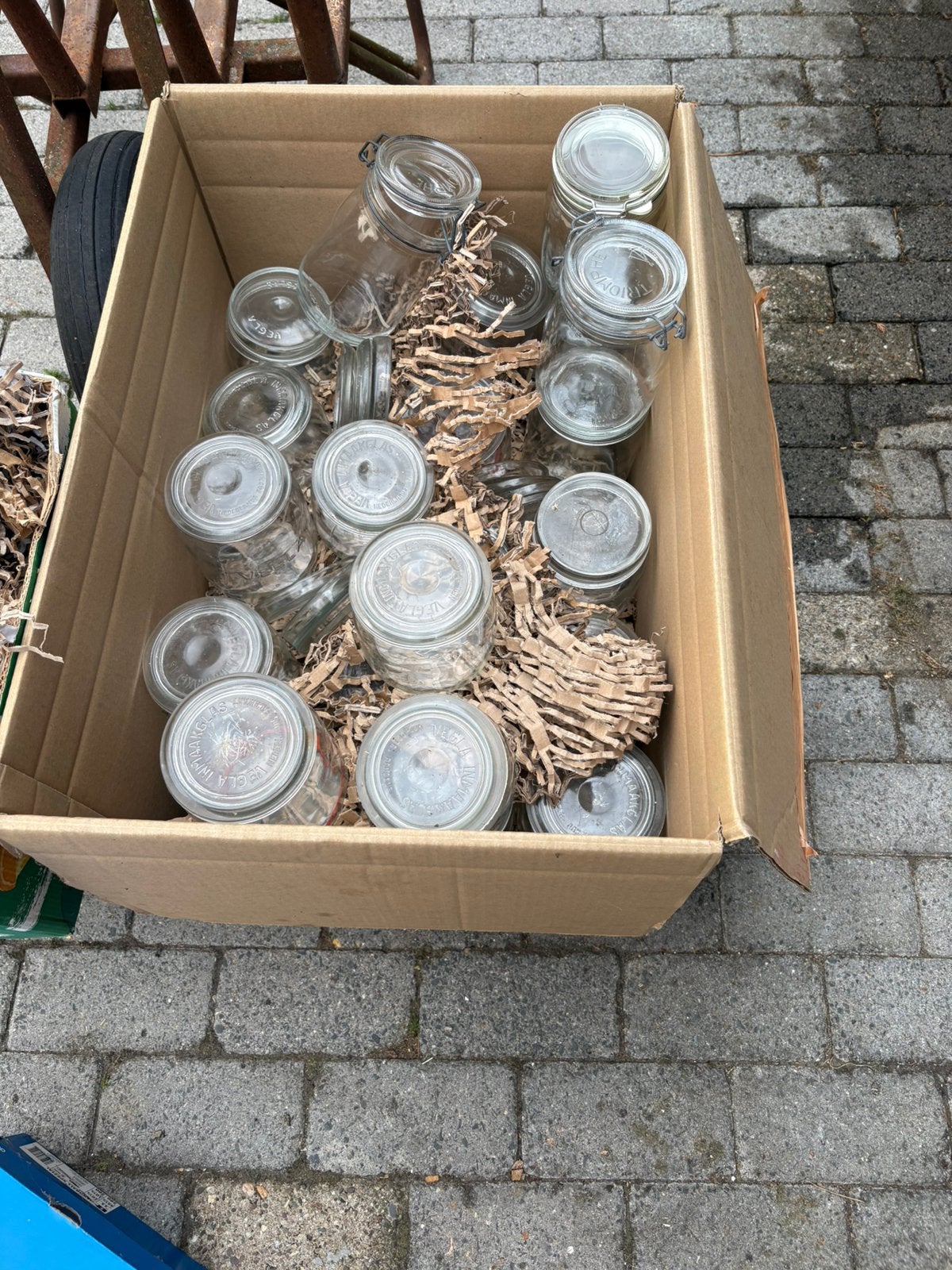 Inmaakpotten voorraadpotten, Ophalen, Gebruikt