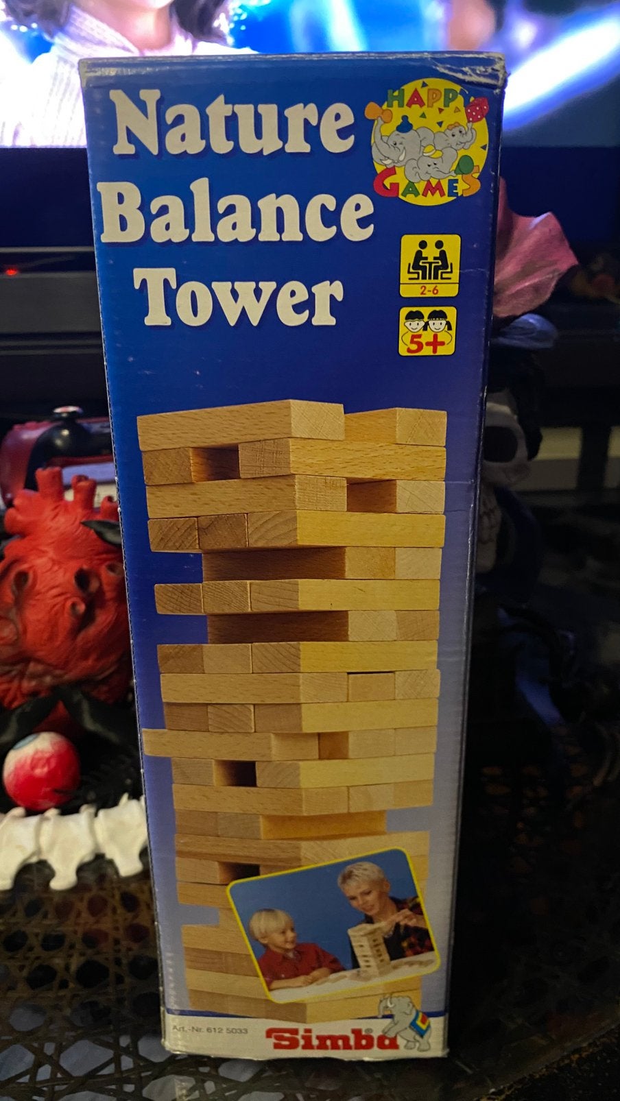 Jeu en bois nature balance tower style Jenga, Enlèvement, Utilisé