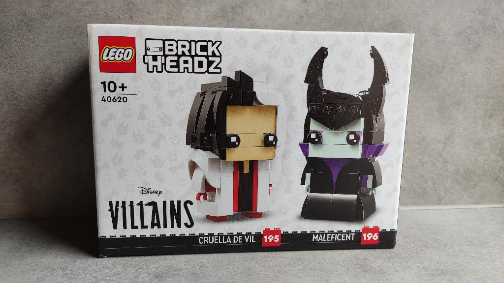 lego brickheadz disney 40620 cruella & maleficent, Neuf, Enlèvement ou Envoi, BrickHeadz, Lego