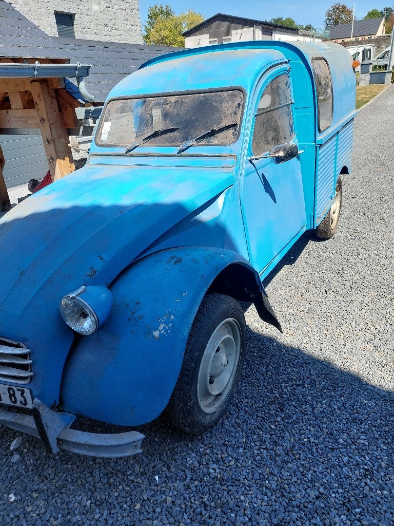 Citroën 2cv azu, Auto's, Voorwielaandrijving, 400 cc, 2CV, Handgeschakeld