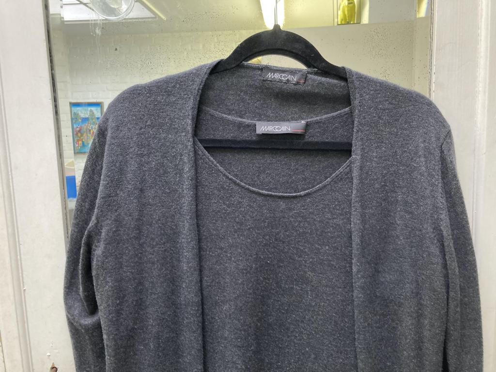 twinset MarcCain, Kleding | Dames, Jurken, Verzenden, Zo goed als nieuw, Maat 42/44 (L), Grijs