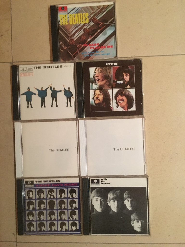 7 CD 'S The Beatles Parlophone label, Enlèvement ou Envoi
