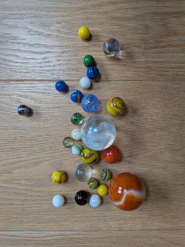 créa - billes de verre, Enlèvement, Utilisé