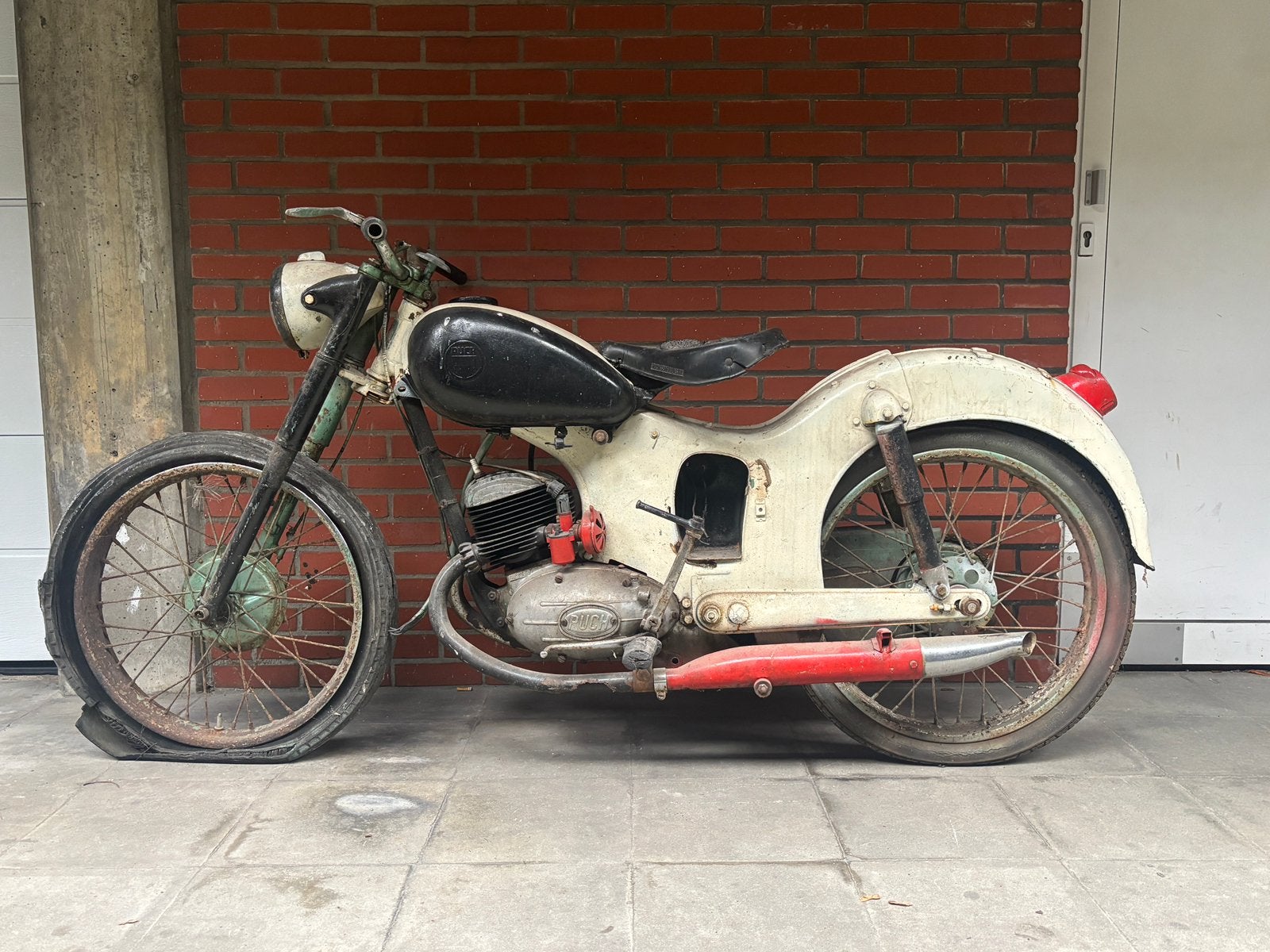 Puch 125 TL  - jaren 50 - 2x moto, Motoren, Motoren | Oldtimers, 2 cilinders, Gebruikt, 125 cc, Overig