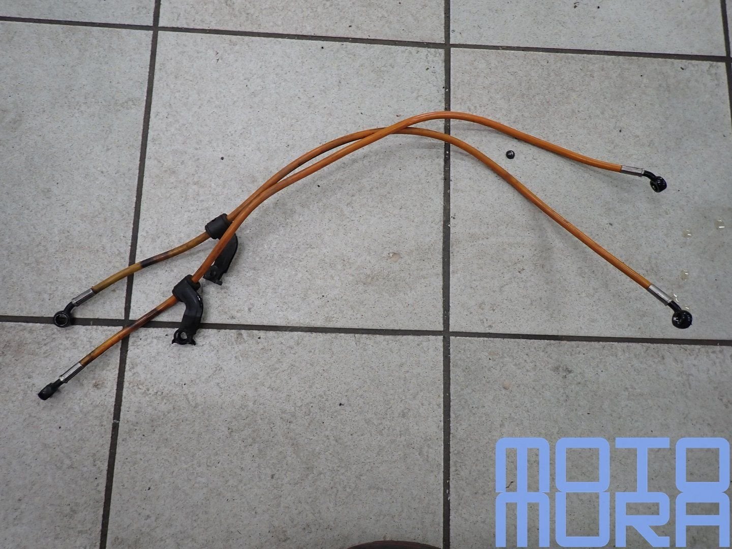 Stalen remleidingen voor de Yamaha R1 2004 - 2006 RN12 remle, Gebruikt, -, -, Ophalen of Verzenden