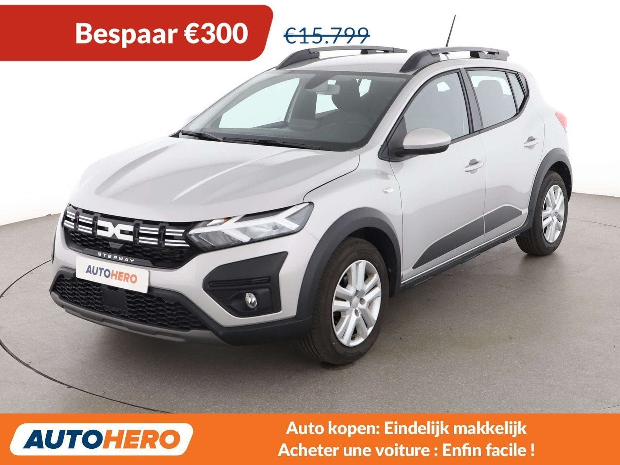 Dacia Sandero 1.0 TCe Stepway Expression (bj 2023), Auto's, Stof, 91 pk, 67 kW, 1197 kg