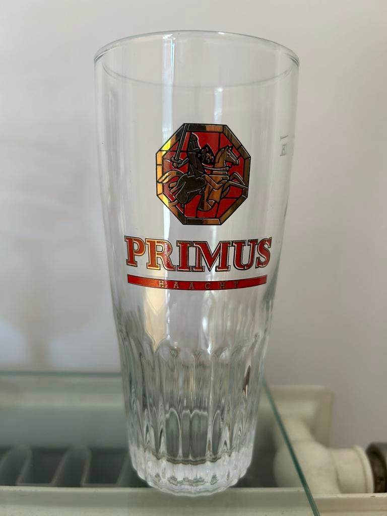 Verres à bière Primus 25cl, Enlèvement, Comme neuf