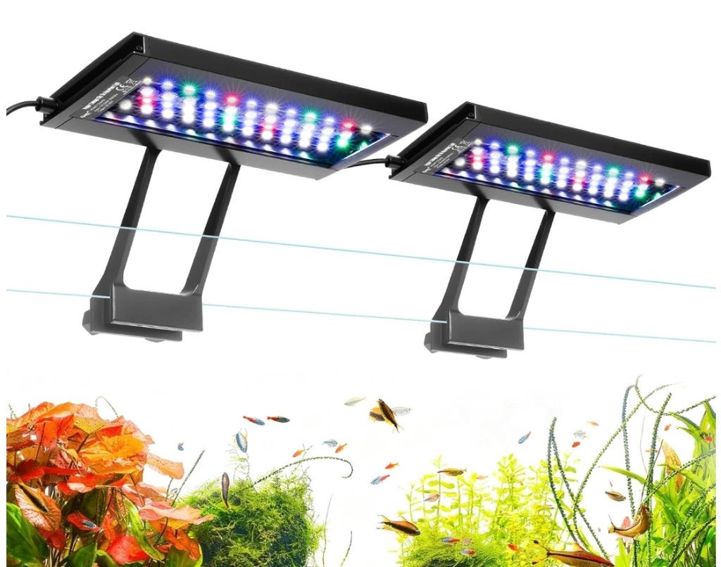Hygger aquariumverlichting 24W – 24/7 programmeerbaar, Ophalen of Verzenden, Inclusief controller, Zo goed als nieuw, Verlichting of Verwarming