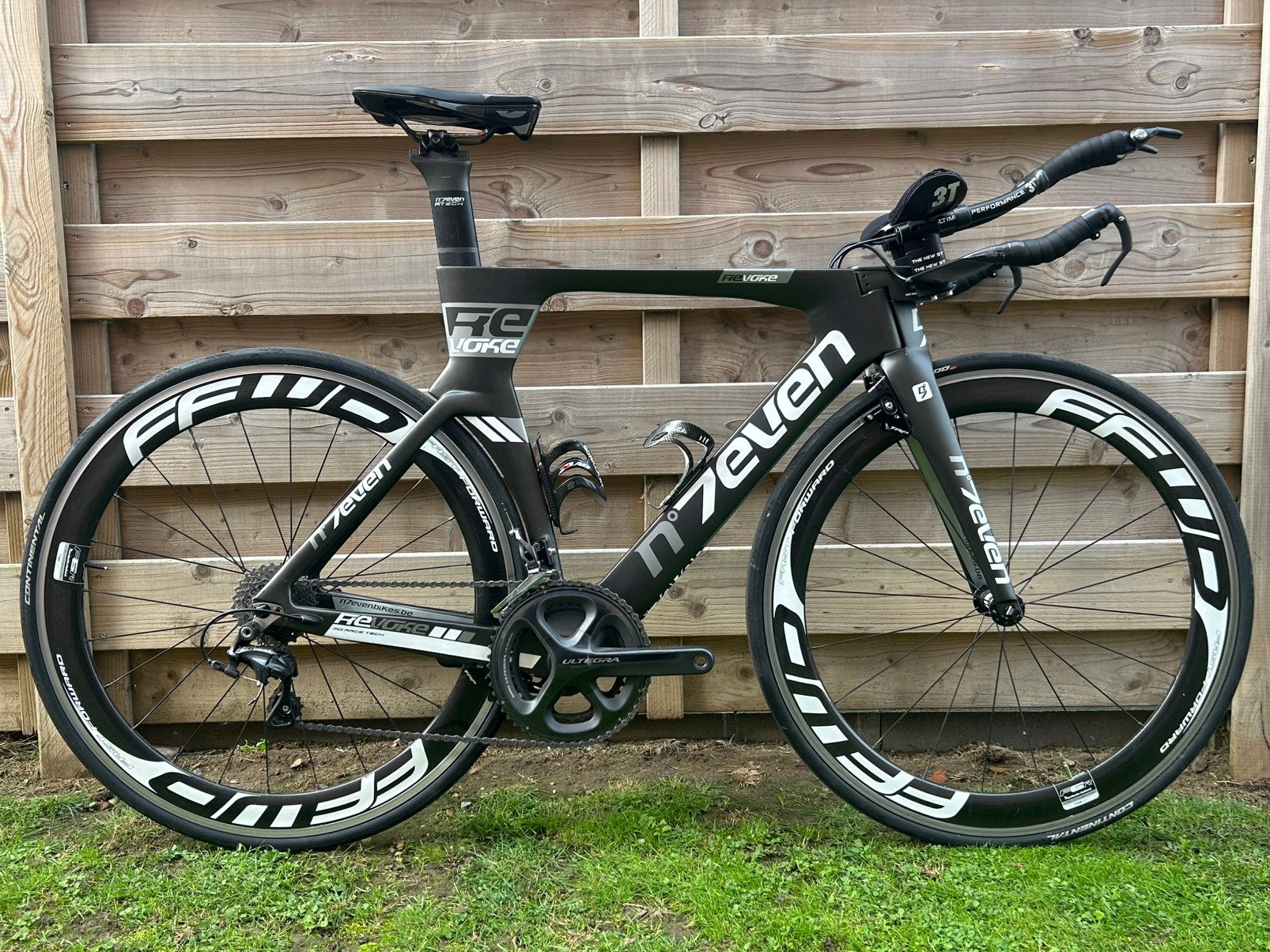N7EVEN REVOKE tijdritfiets, inclusief FFWD F6R - ZGAN, Carbon, Velgrem, Zo goed als nieuw, Meer dan 20 versnellingen